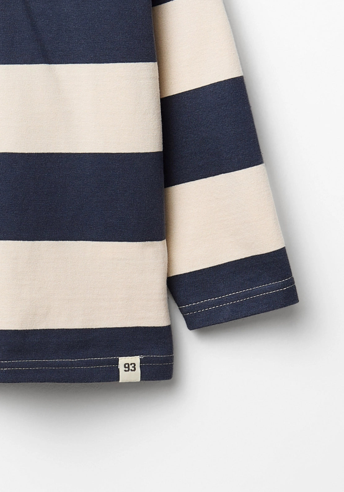 Long Sleeve Rugby Polo Shirt - Blue