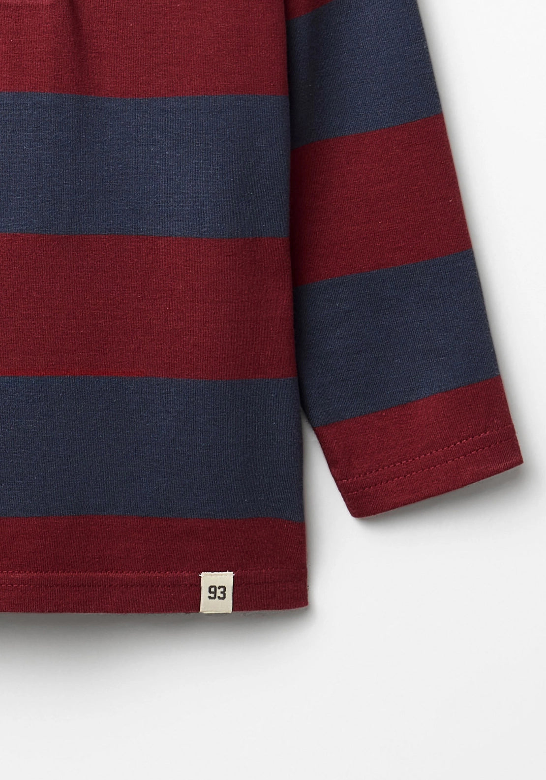 Long Sleeve Rugby Polo Shirt - Red