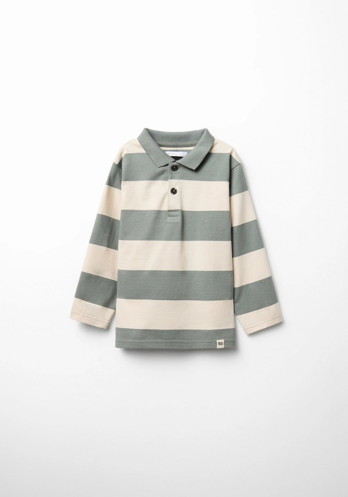 Classic Long Sleeve Rugby Polo Shirt - Green