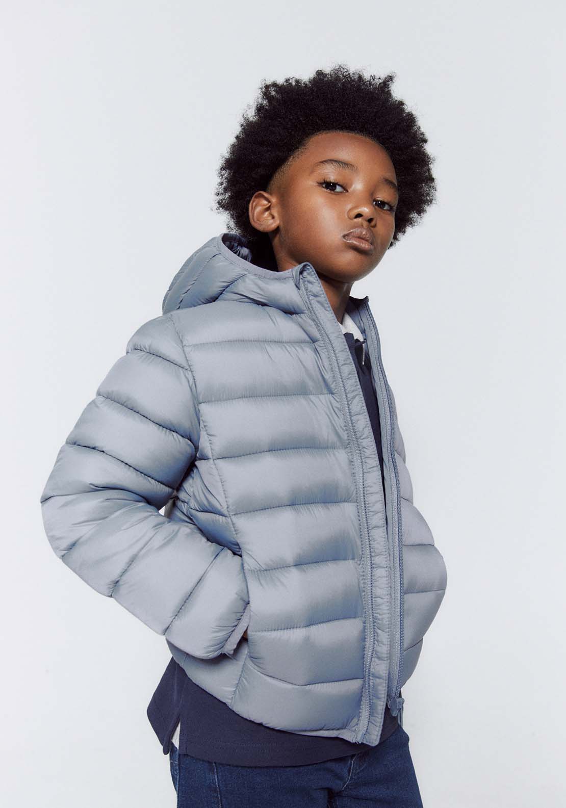 Sfera Light Puffer Jacket - Blue 1 Shaws Department Stores
