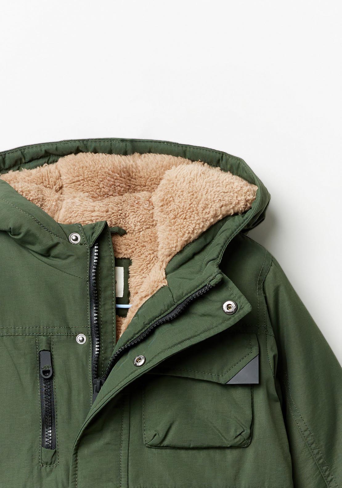 Sfera Hooded parka - Green Kakhi 3 Shaws Department Stores