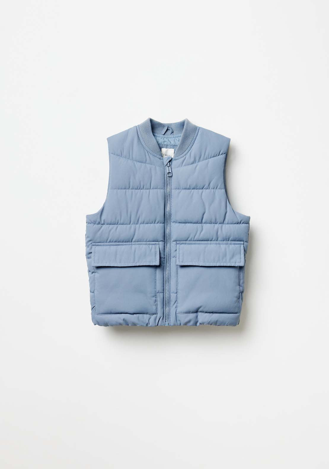 Sfera Basic gilet - Blue 1 Shaws Department Stores