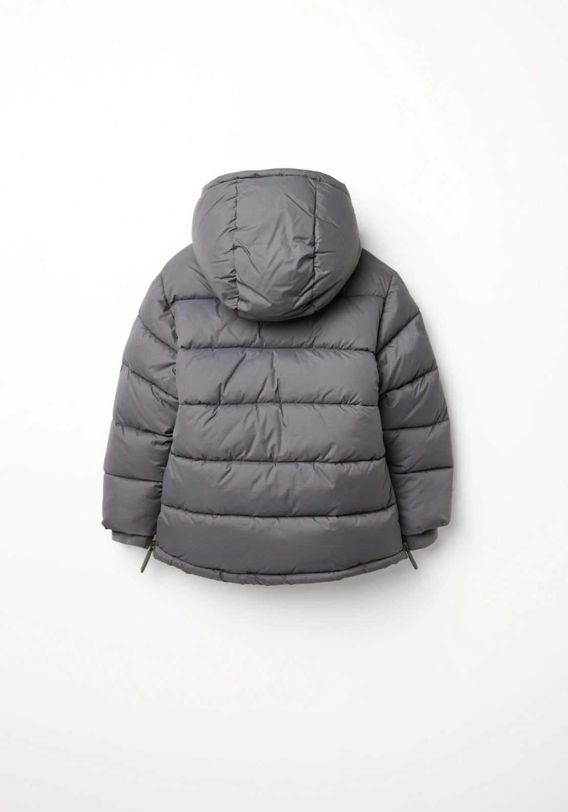 Hooded Parka Jacket - Grey