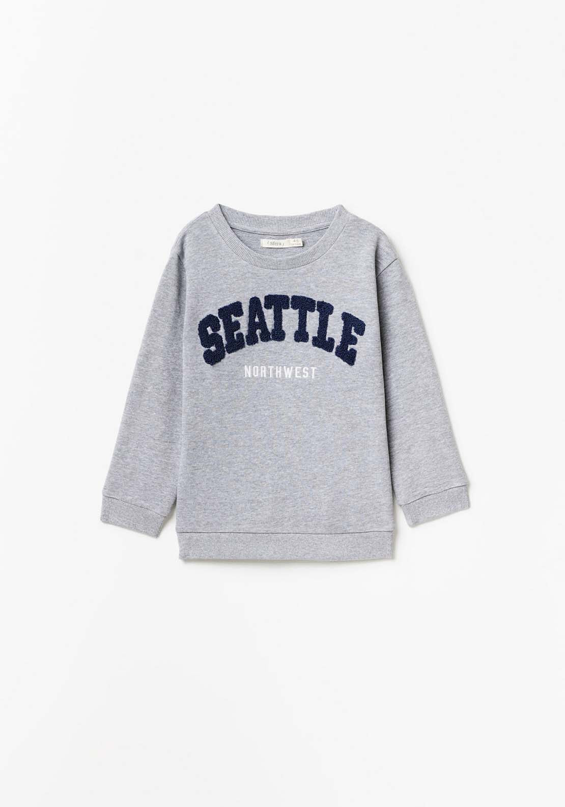 Sfera Boy Seattle Sweatshirt - Grey 1 Shaws Department Stores