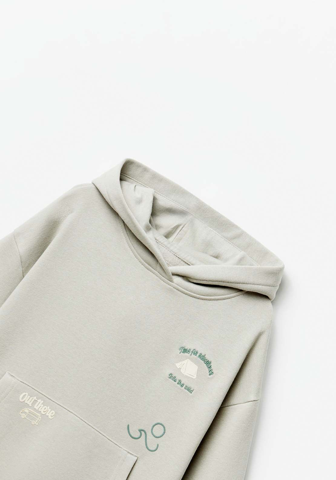 Sfera Embellished sweatshirt - Green 5 Shaws Department Stores