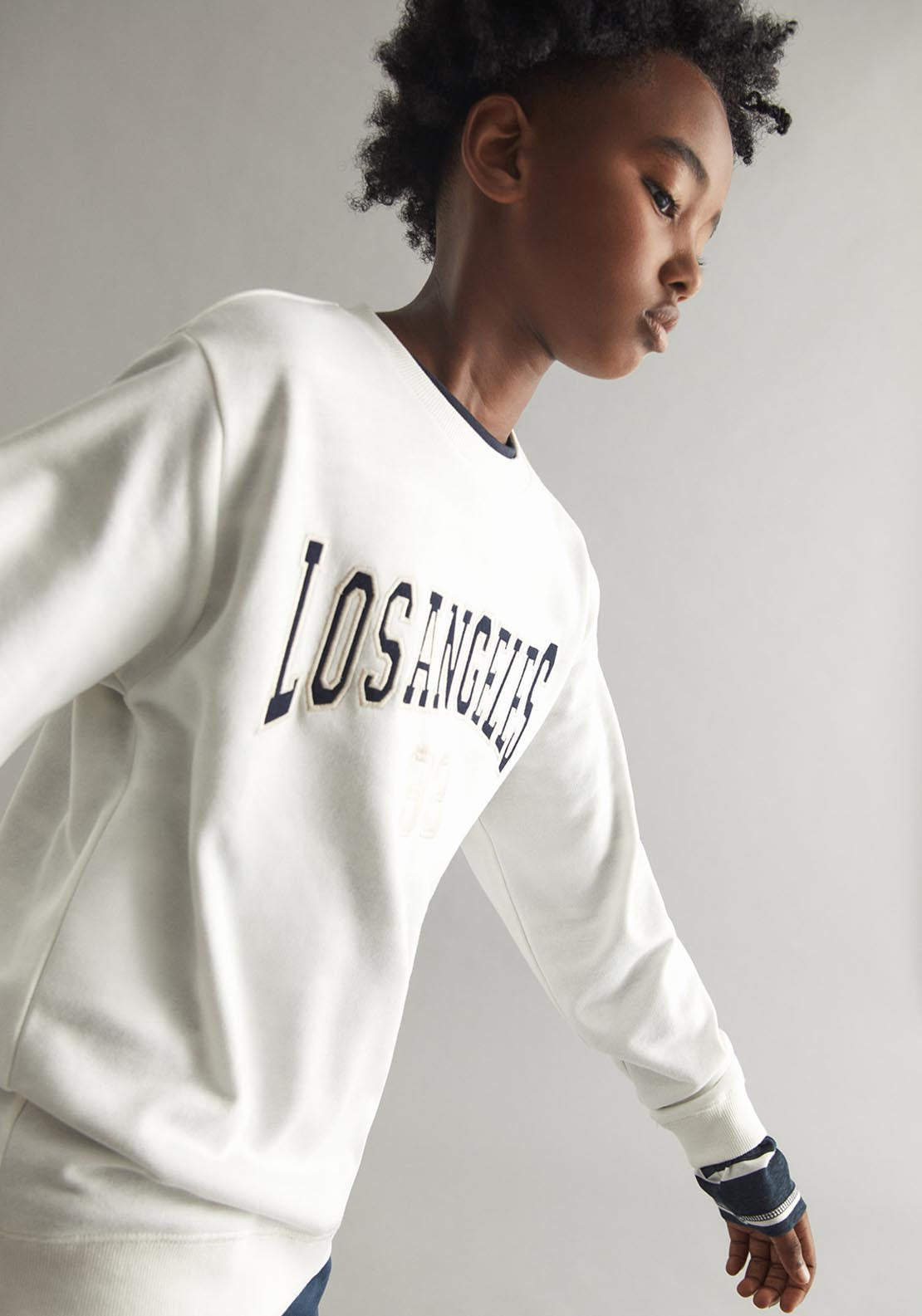 Sfera College Sweatshirt - White 3 Shaws Department Stores