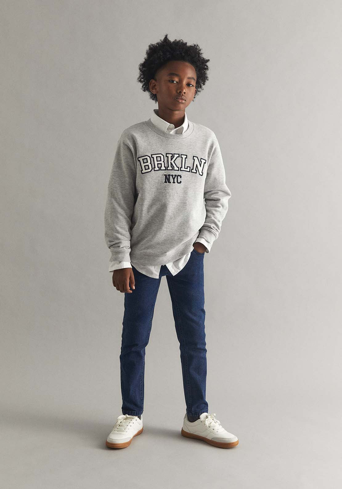 College Sweatshirt - Grey
