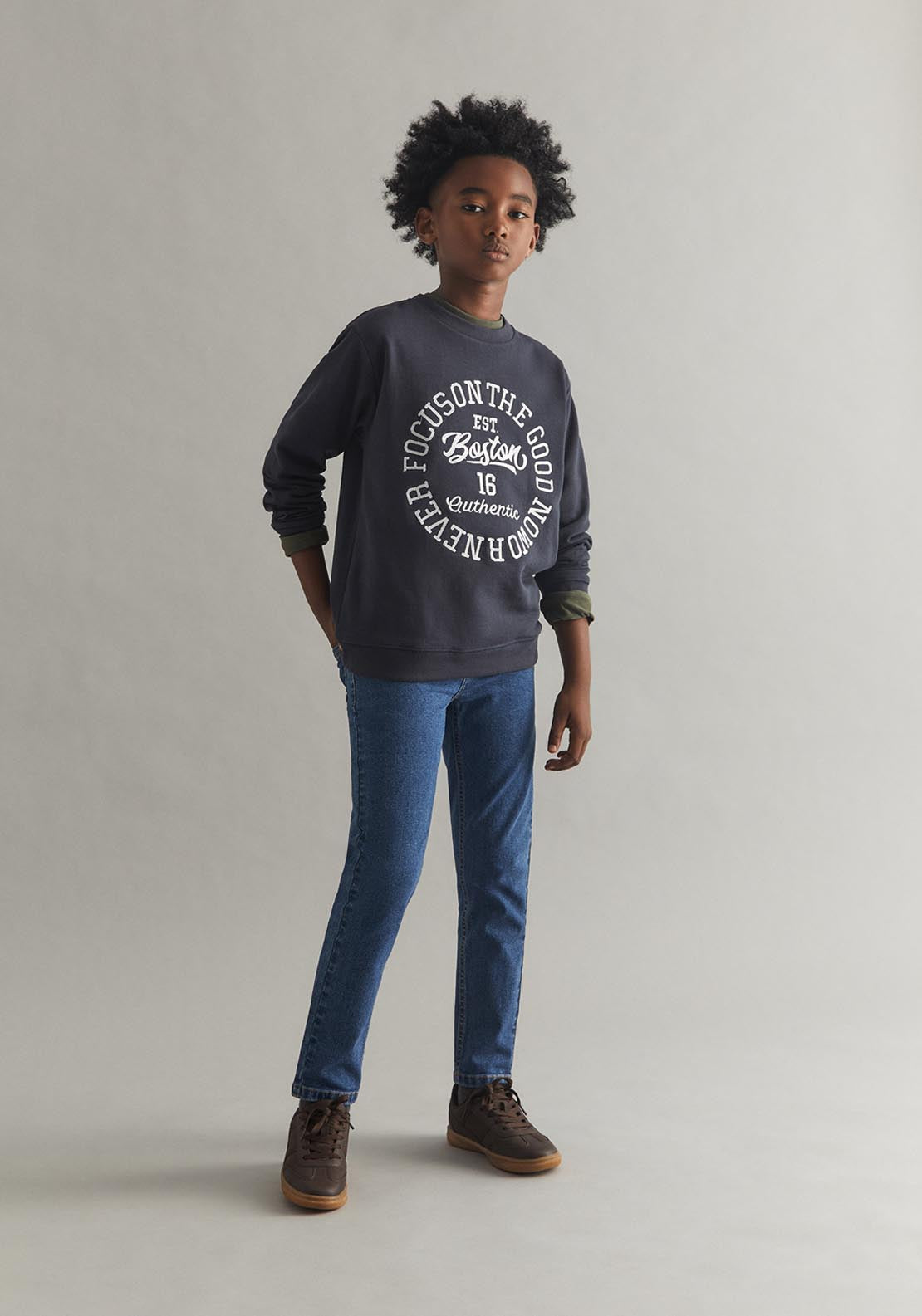 Sfera College Sweatshirt - Blue 3 Shaws Department Stores