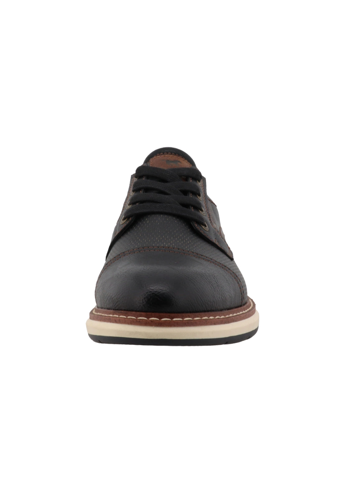 Mustang Smart Toe Cap Shoe - Black 4 Shaws Department Stores