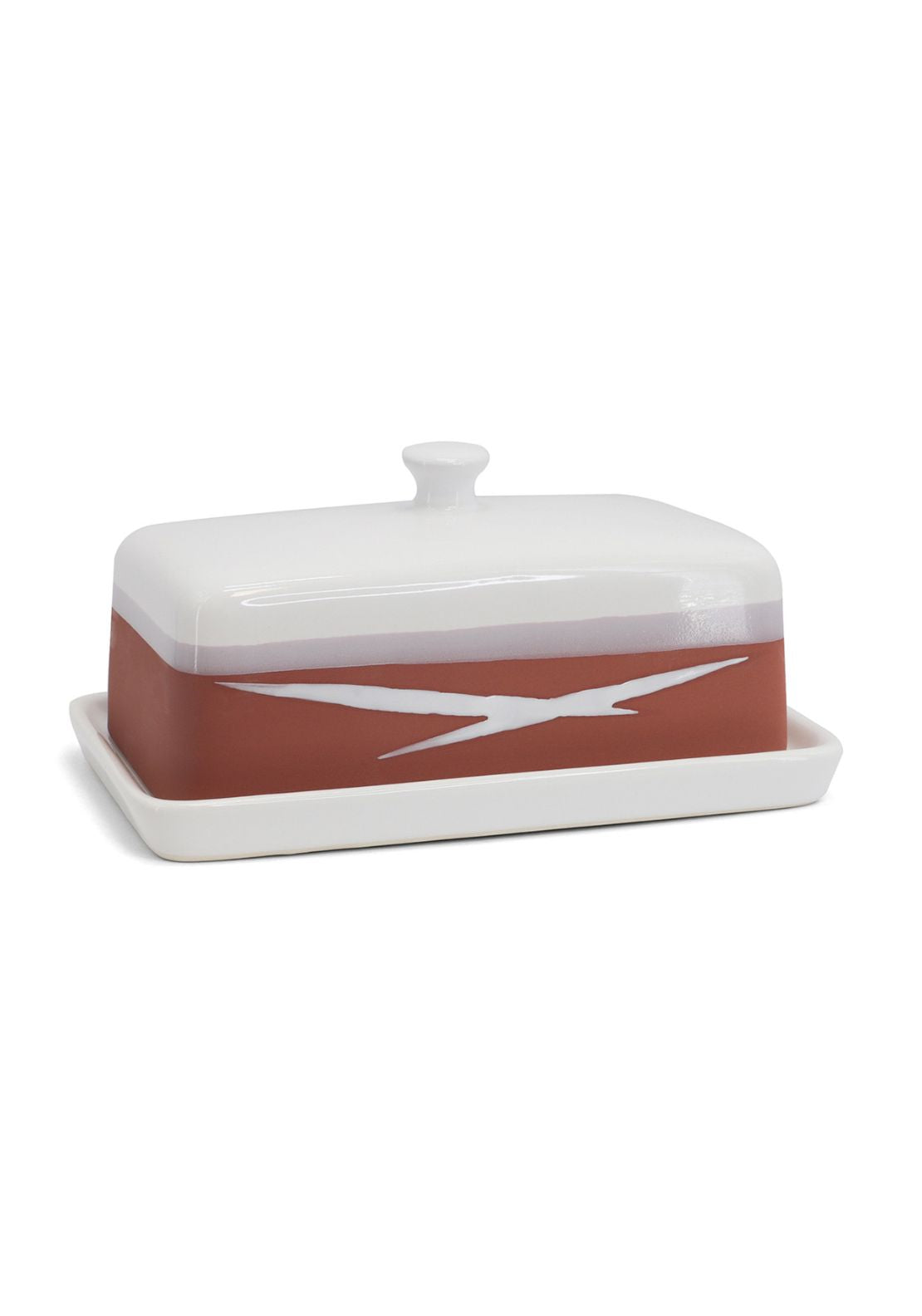 Paul Maloney Pottery Terracotta Butter Dish 1 Shaws Department Stores