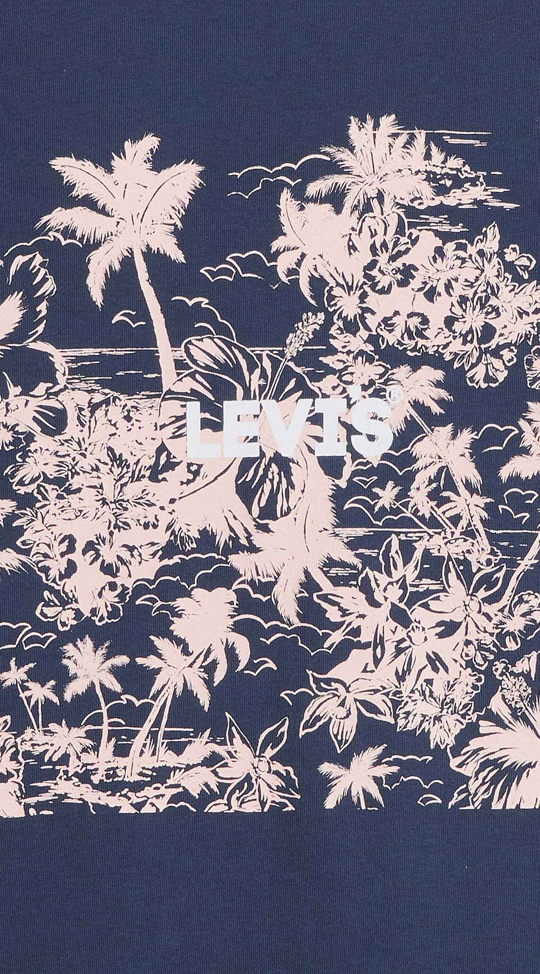 Levis Tee Shirt - Blue 4 Shaws Department Stores