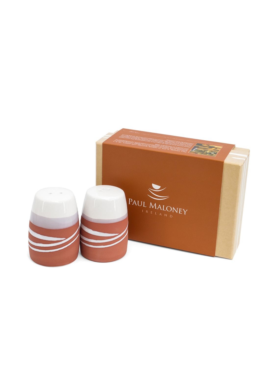 Paul Maloney Pottery Terracotta Salt & Pepper 1 Shaws Department Stores