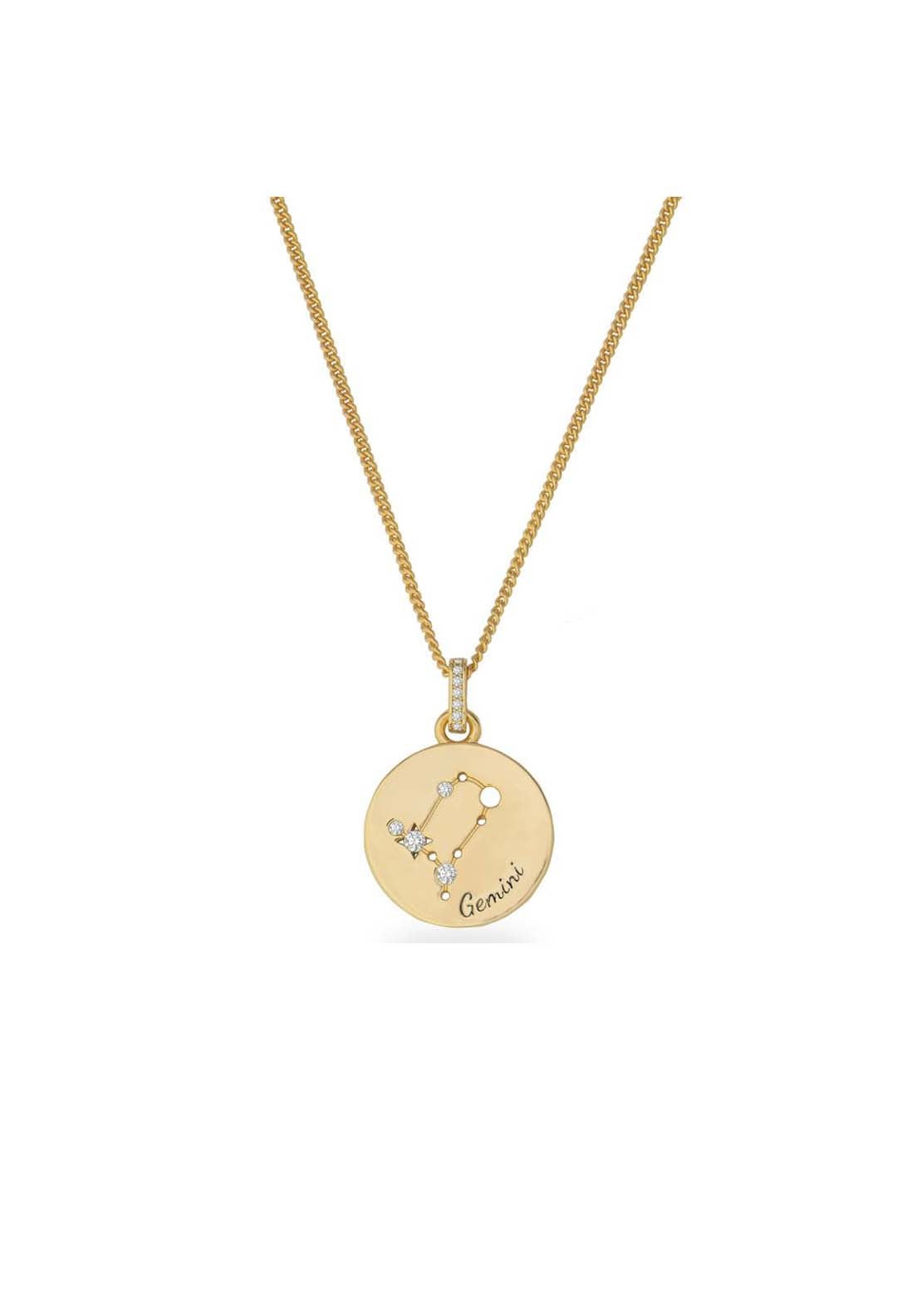 Tipperary Jewellery Pendant Gemini - Rose Gold 1 Shaws Department Stores