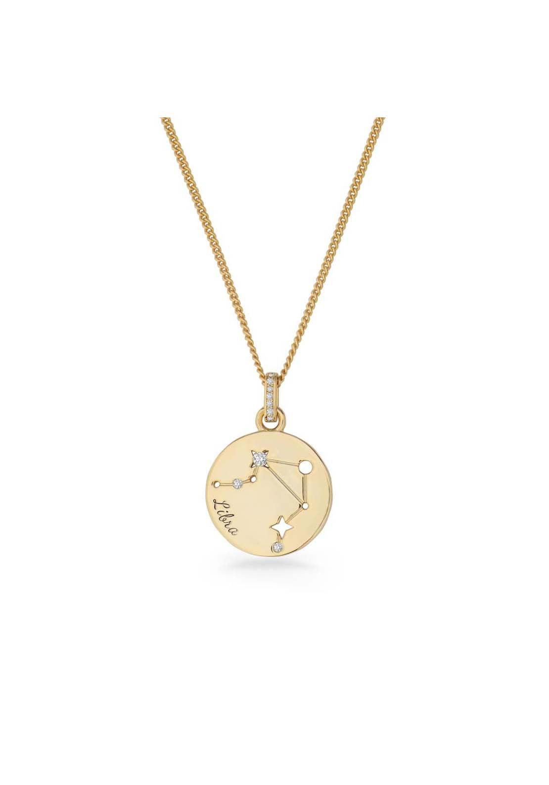 Tipperary Jewellery Pendant Libra - Rose Gold 1 Shaws Department Stores