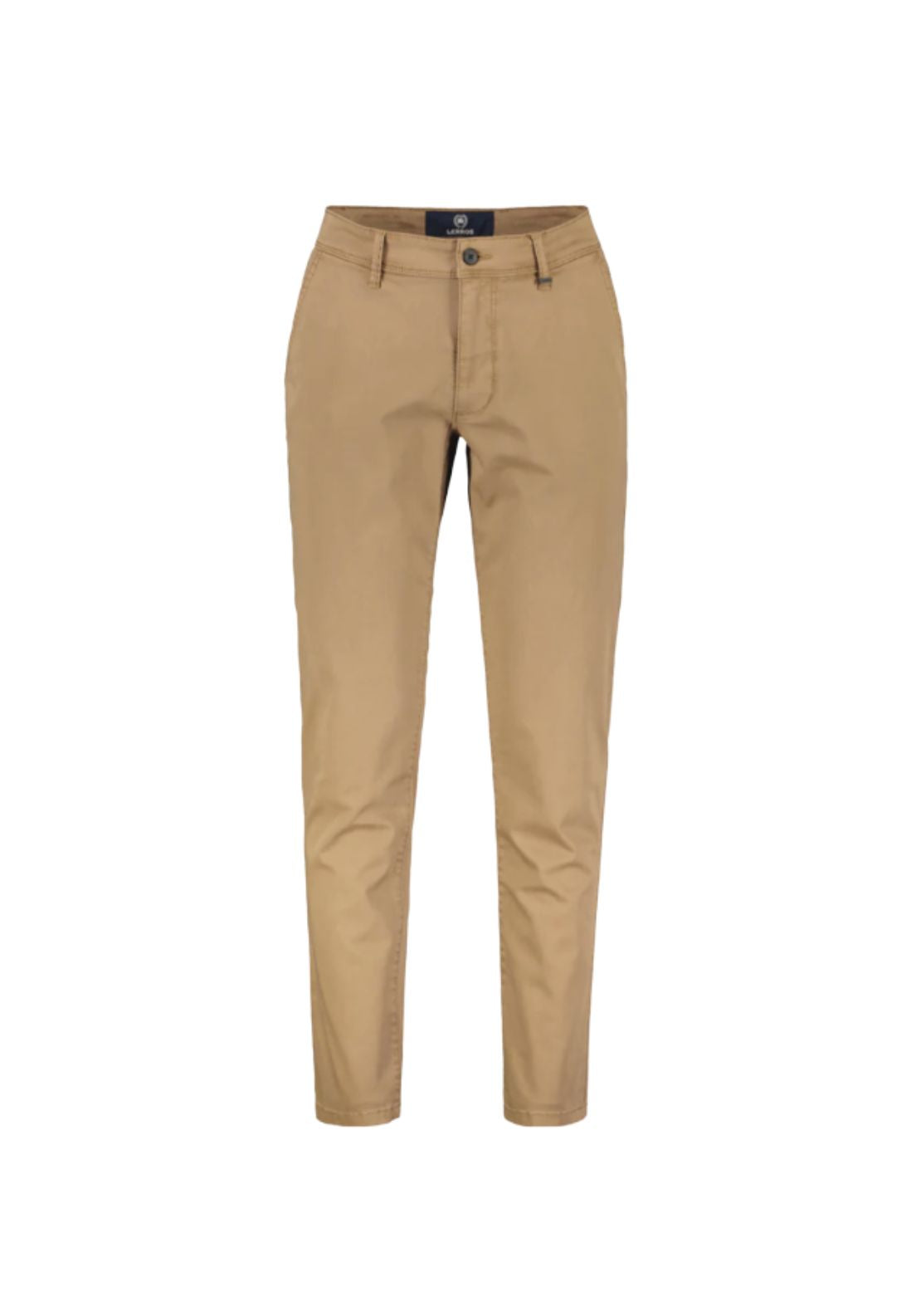 Lerros Basic Slim Fit Chino - Bold Camel 5 Shaws Department Stores