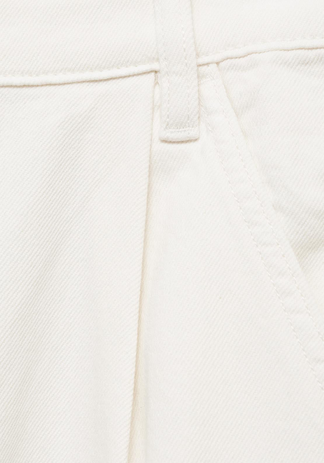 Mango Wide Leg Pleated Jeans - Beige 9 Shaws Department Stores