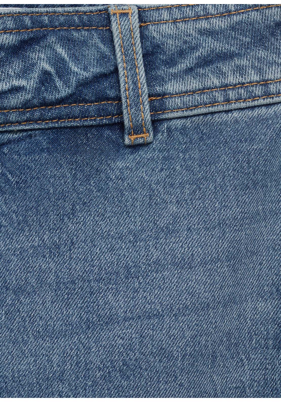 Catherin Culotte High Rise Jeans - Blue