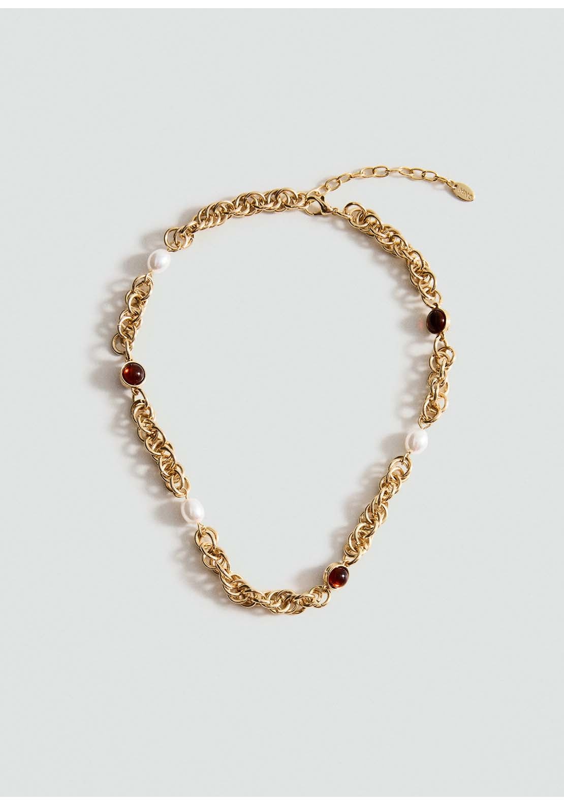 Mango Necklace Lourdes - Gold 1 Shaws Department Stores
