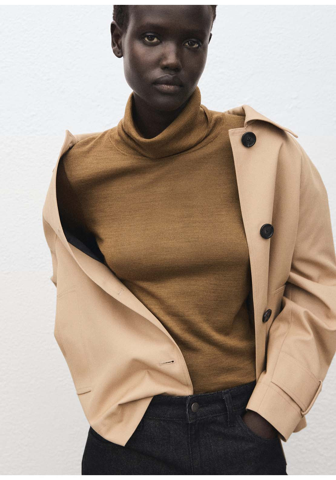Mustard Sweater - Dark Yelow