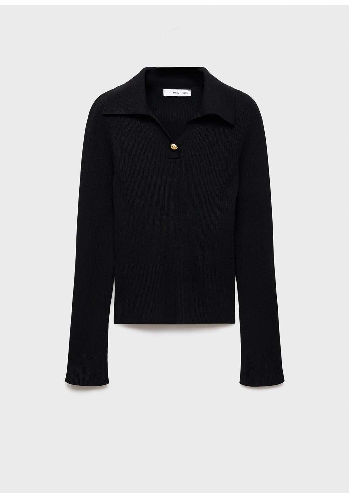 Sweater Button - Black