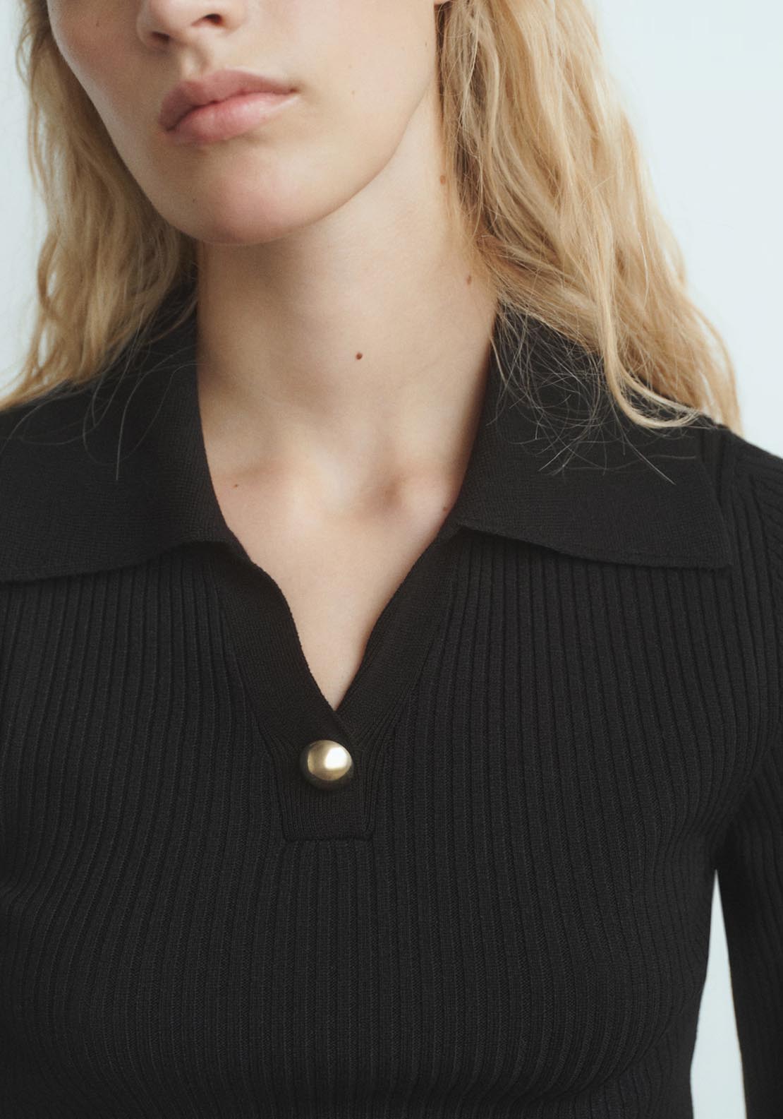 Mango Sweater Button - Black 4 Shaws Department Stores