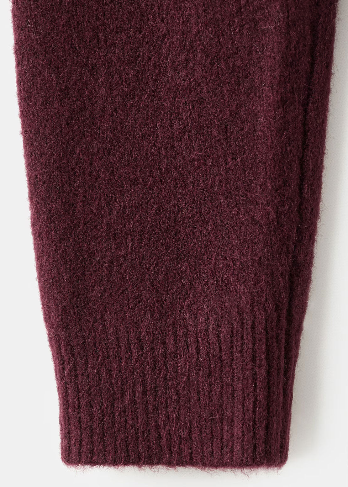 Medium Knit Sweater - Burgundy
