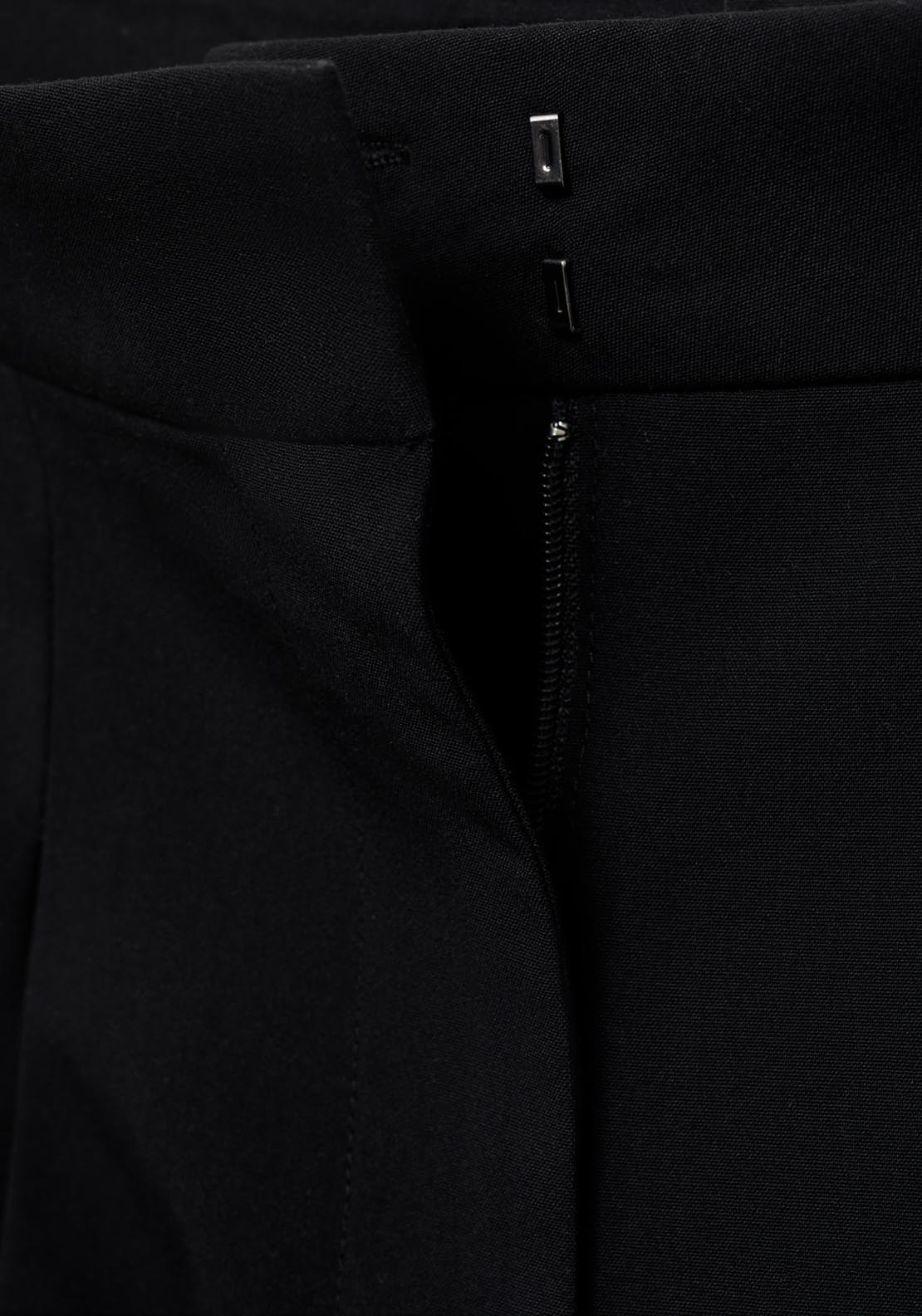 Mango Pleated Wide Leg Trousers - Black 6 Shaws Department Stores