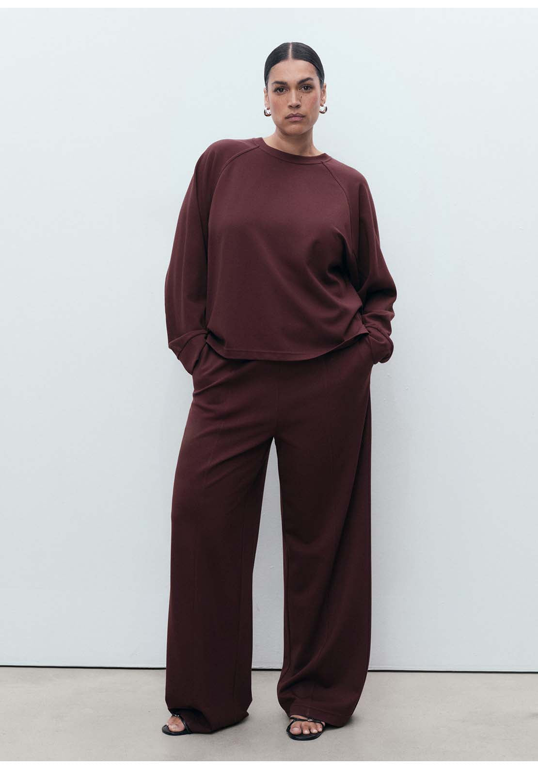 Mango Trousers Florida - Red 5 Shaws Department Stores