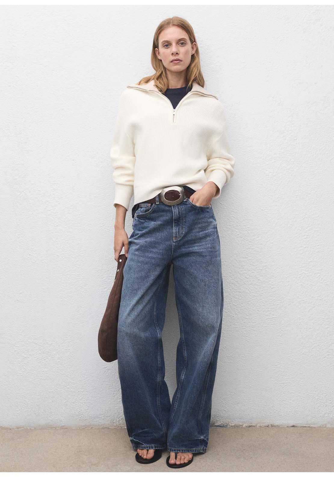 Mango Sweater Rizon - Grey 5 Shaws Department Stores