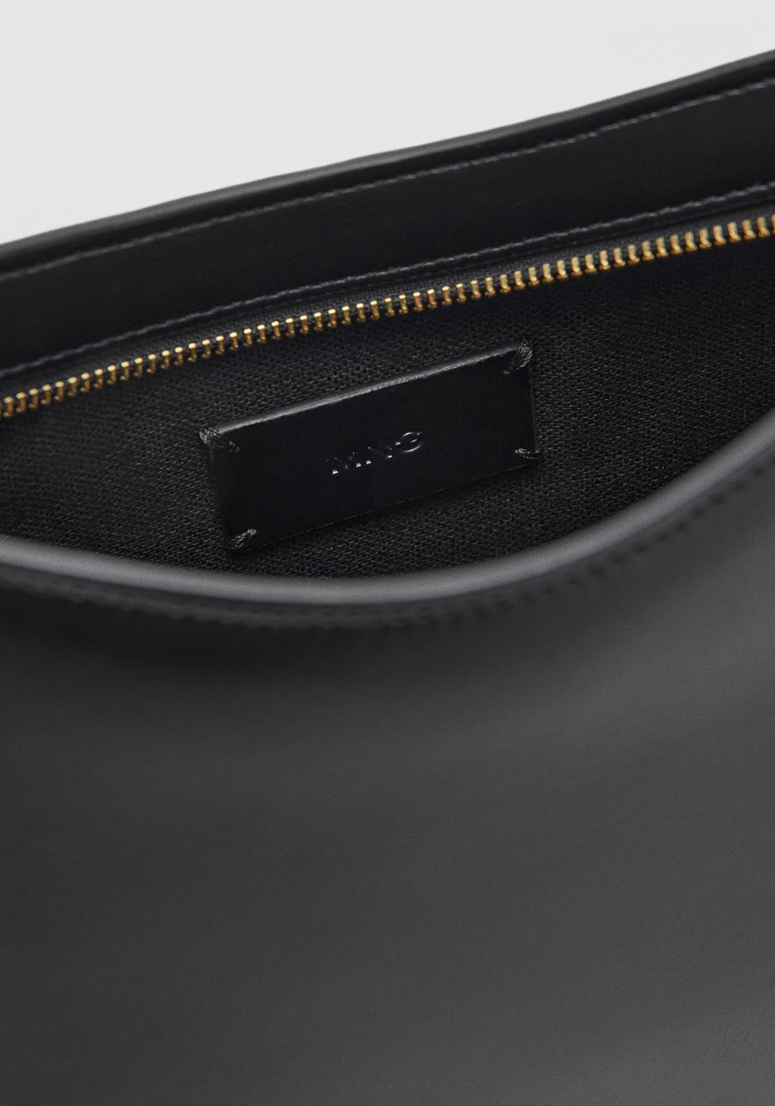 Mango Oval Shoulder Bag - Black 4 Shaws Department Stores