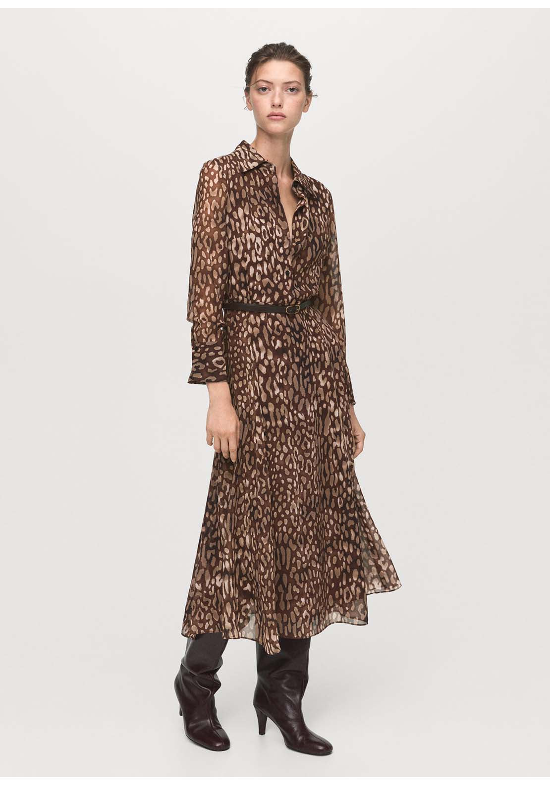 Stefi Dress - Brown