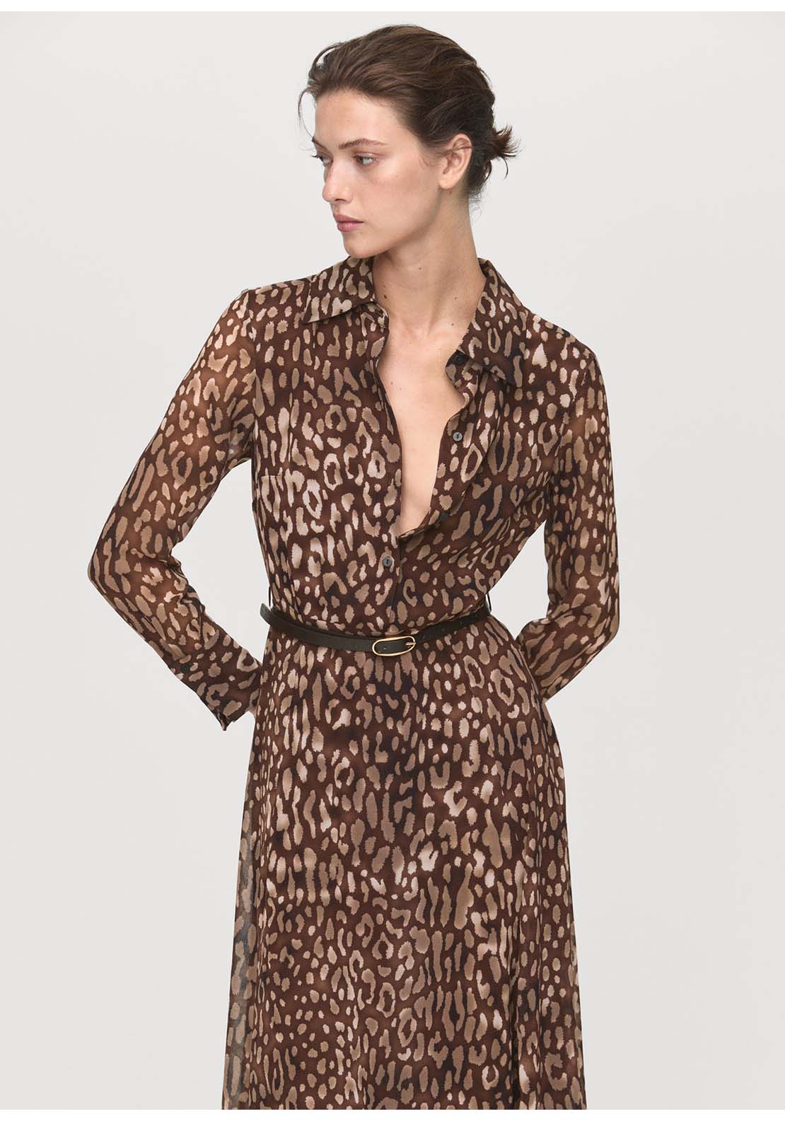 Stefi Dress - Brown