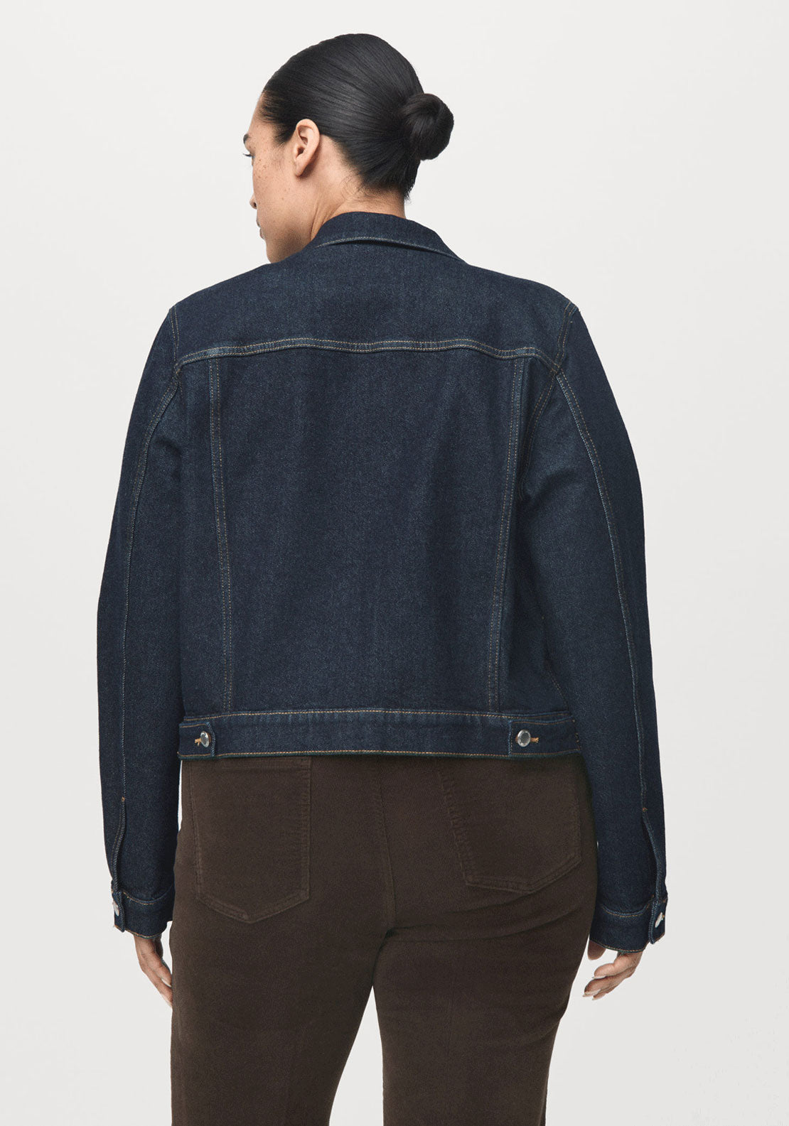 Corduroy Flared Jeans - Brown