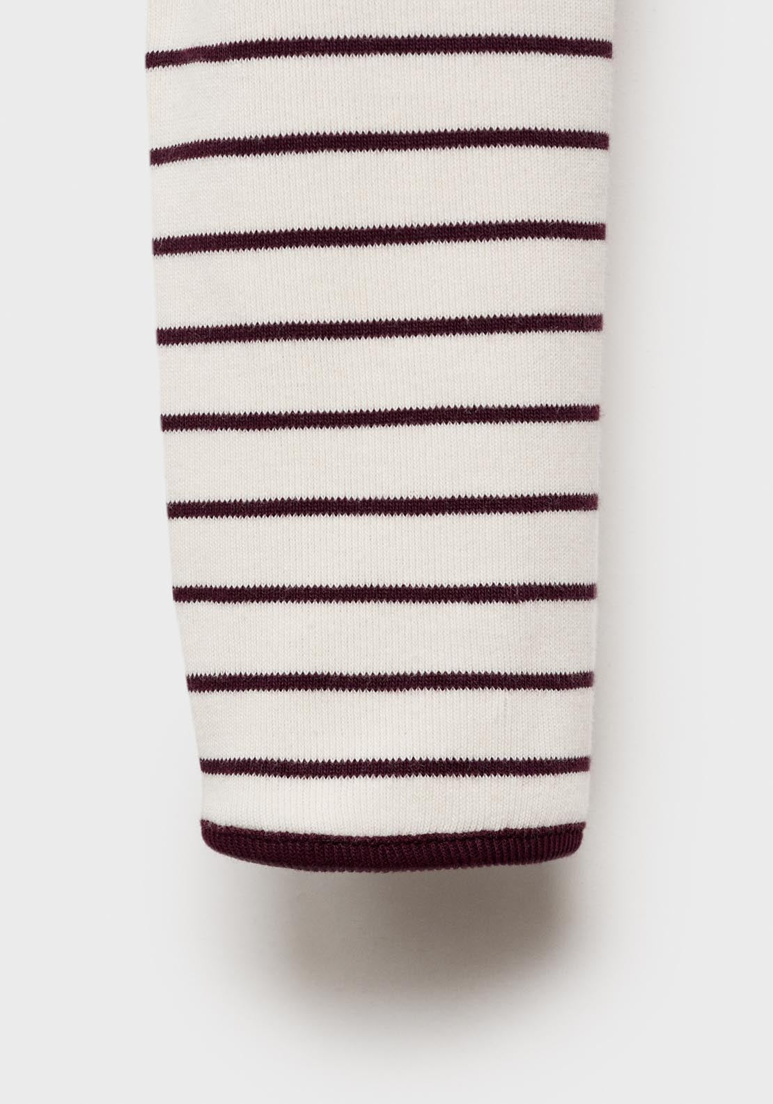 Mango Cotton T-Shirt With Buttoned Cuffs - Red 5 Shaws Department Stores