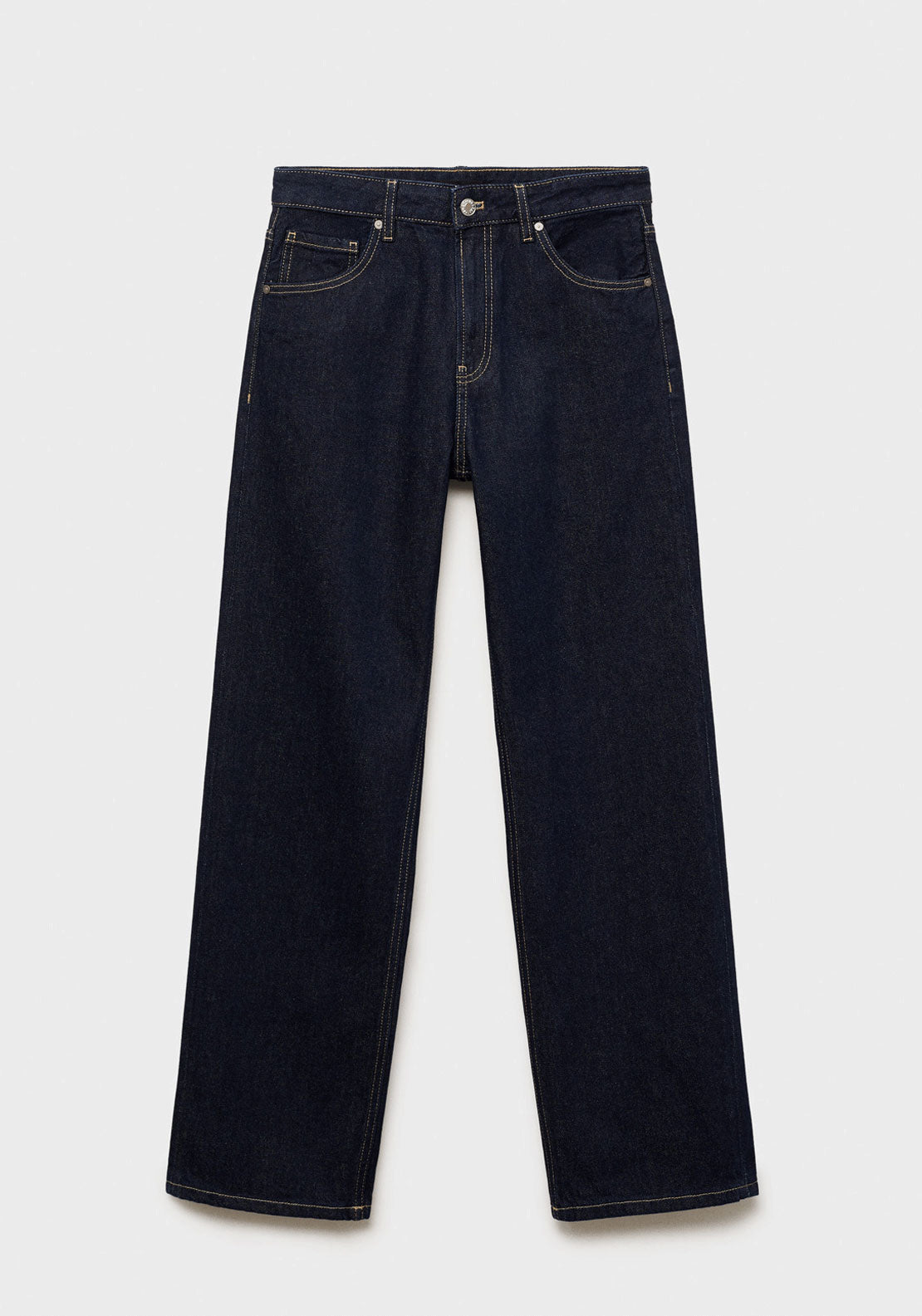 Miami Medium Rise Straight Fit Jeans - Blue