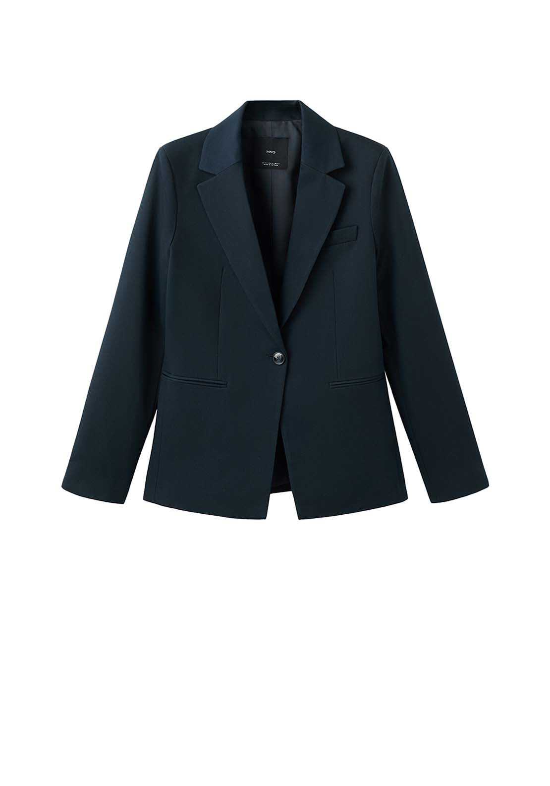 Fitted Suit Jacket - Black