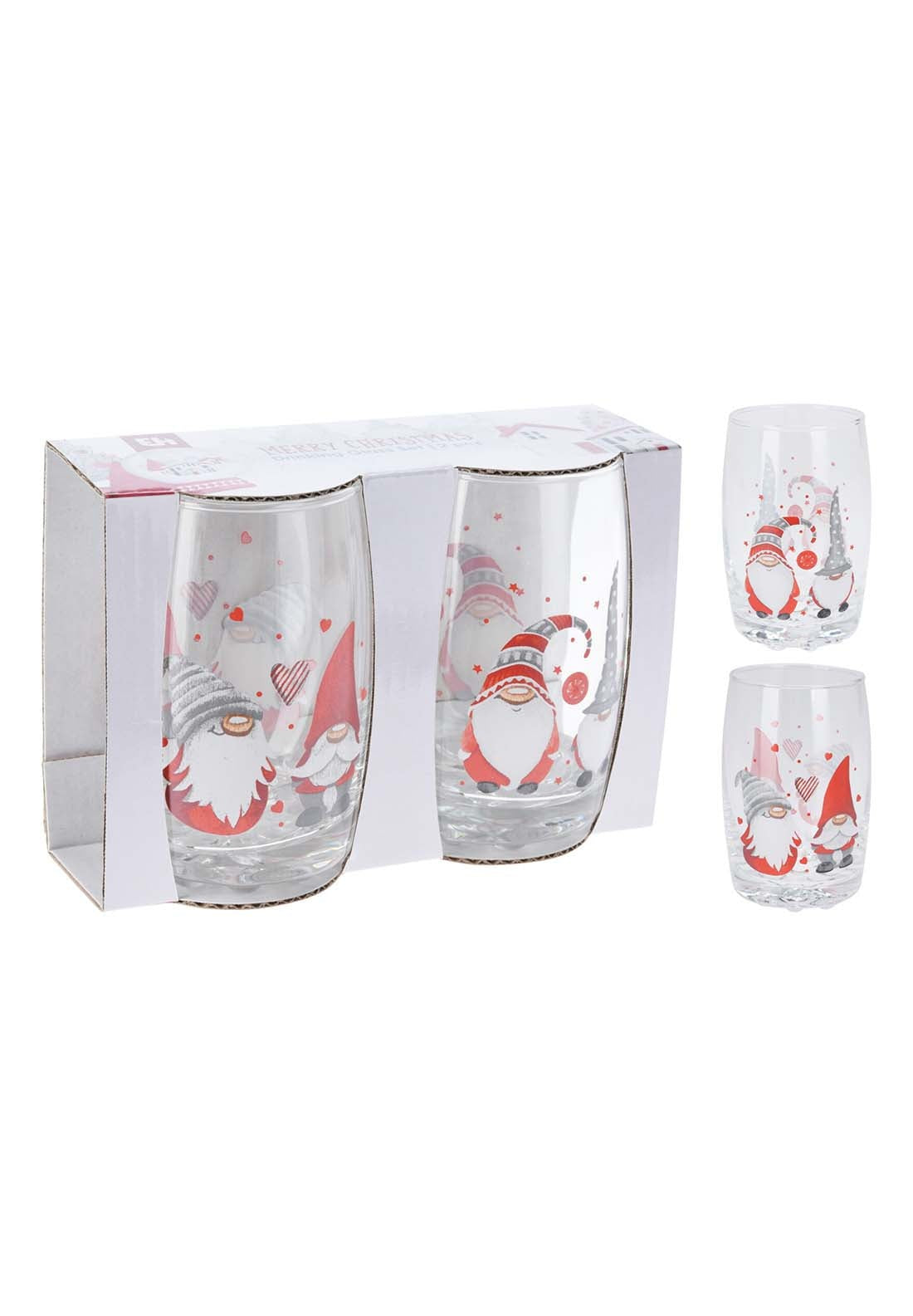 The Home Christmas Set Of 2 Christmas Drinking Glasses 1 Shaws Department Stores