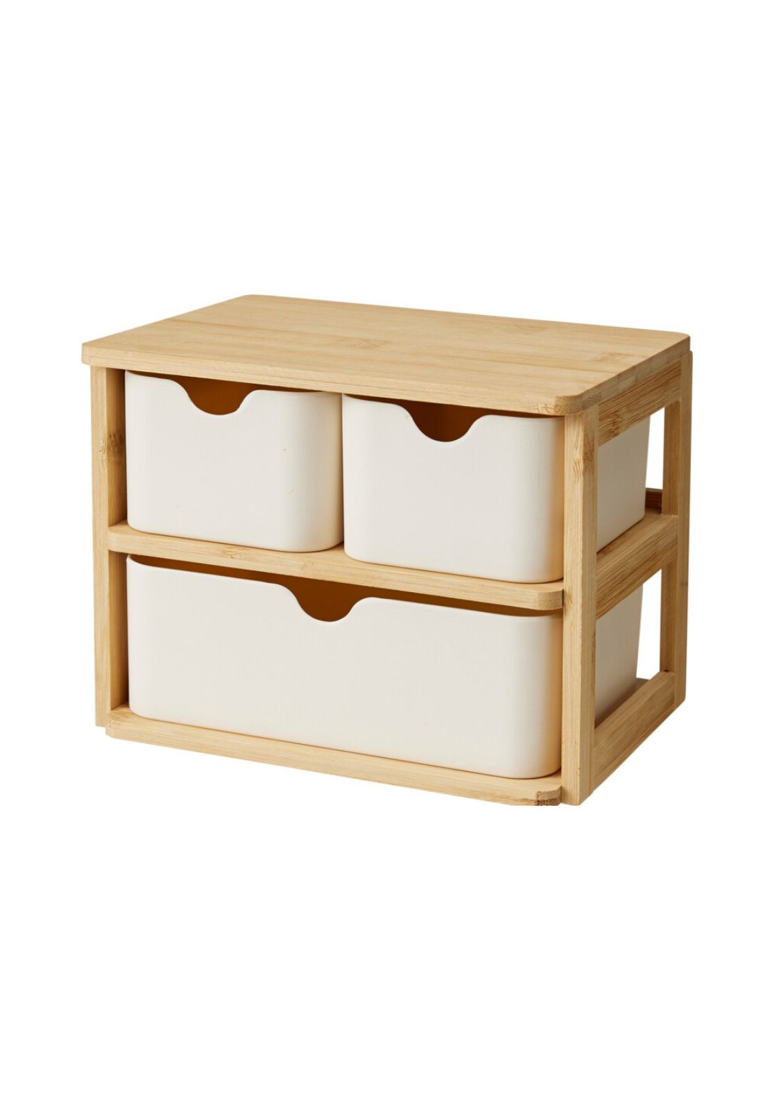 The Home Collection Drawer Organiser - White 1 Shaws Department Stores