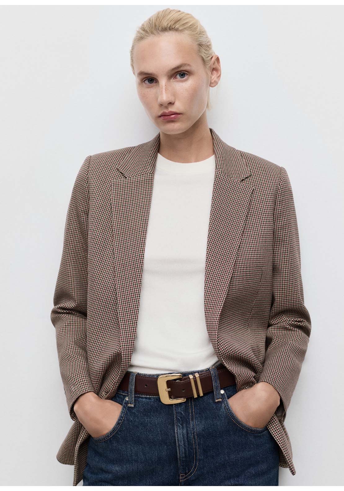 Mango Blazer Charlotte - Red 1 Shaws Department Stores