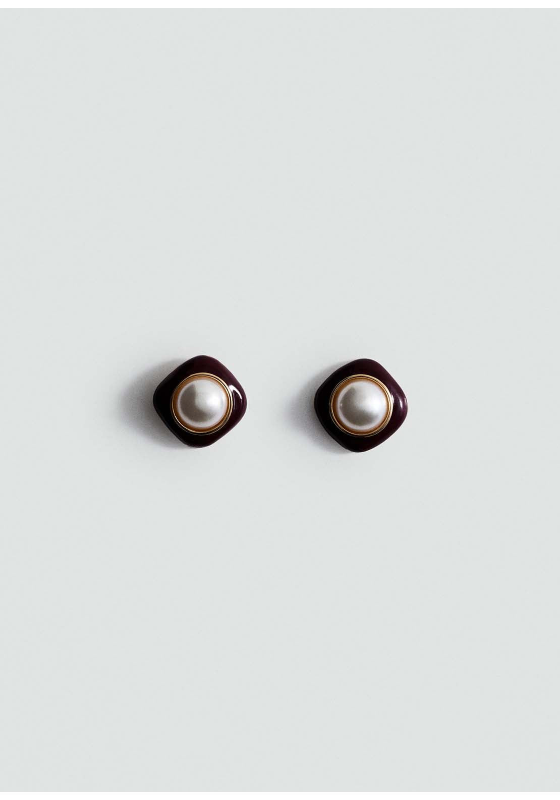 Mango Earrings Leticia - Red 1 Shaws Department Stores