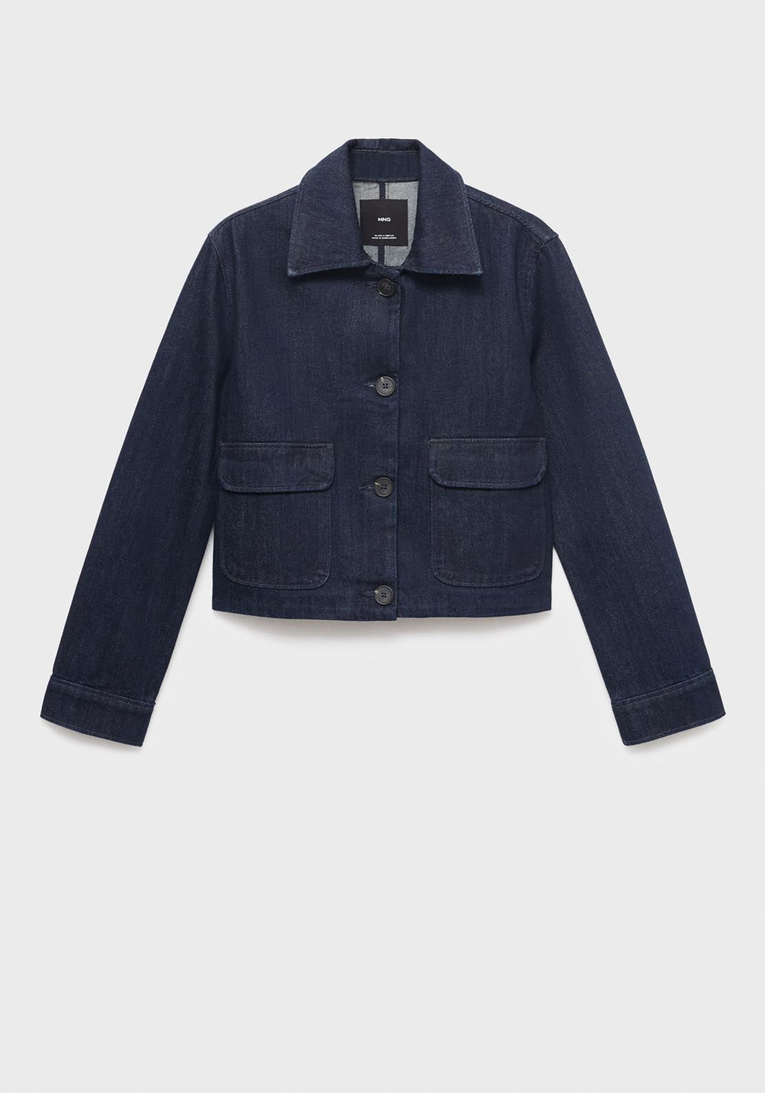 Mango Denim Jacket With Pockets - Blue 7 Shaws Department Stores