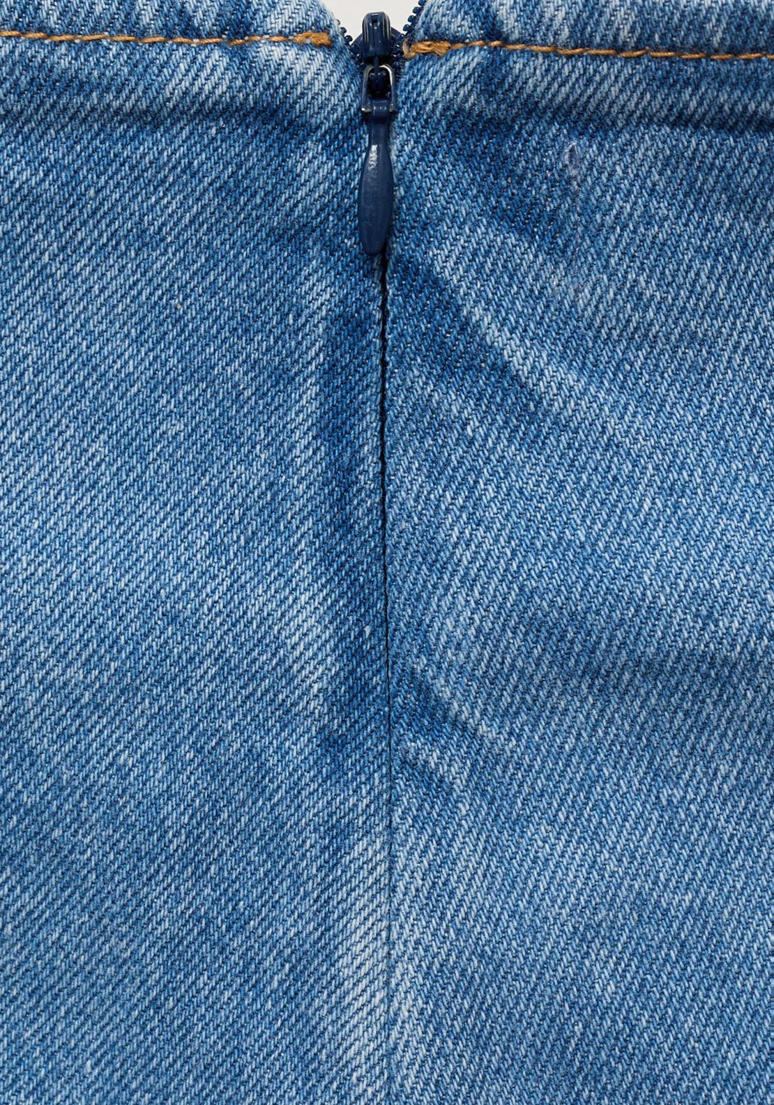 Mango Wrapped Denim Skort - Open Blue 7 Shaws Department Stores