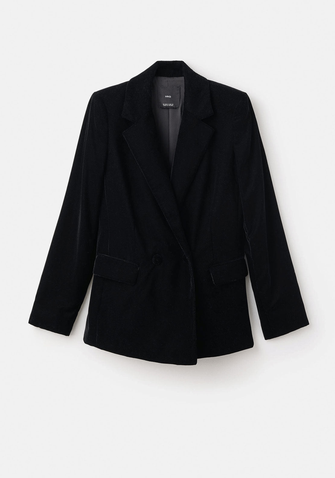 Velvet Blazer - Black