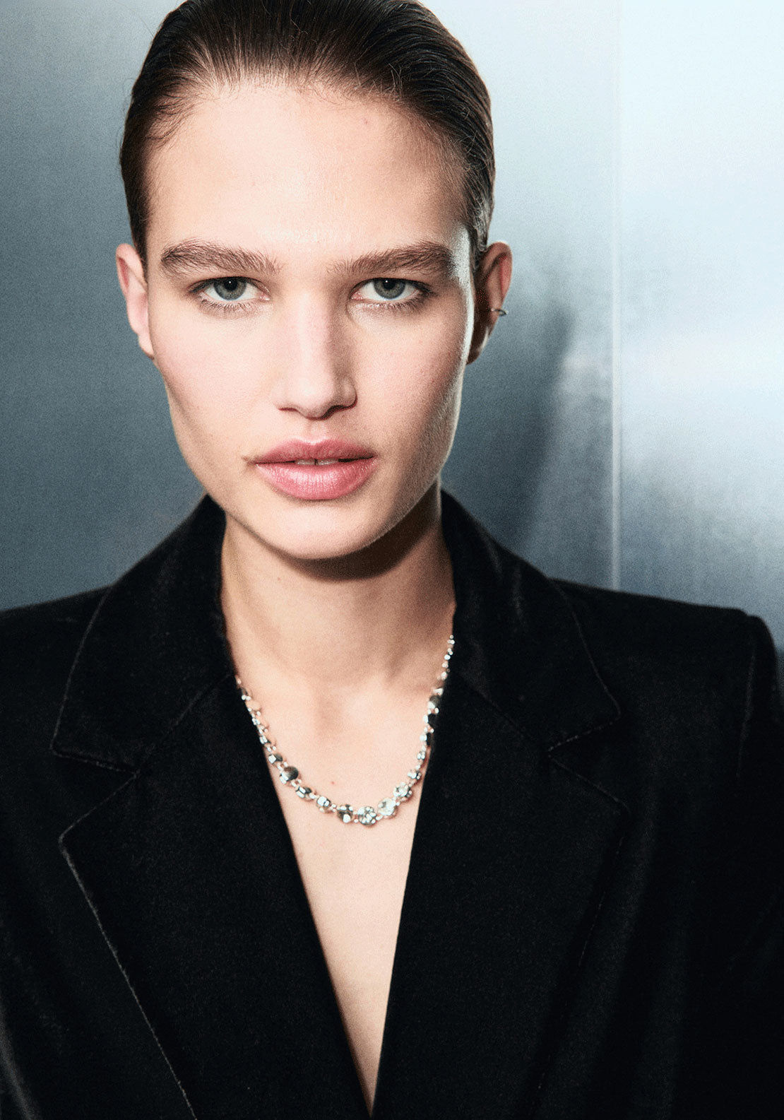 Velvet Blazer - Black