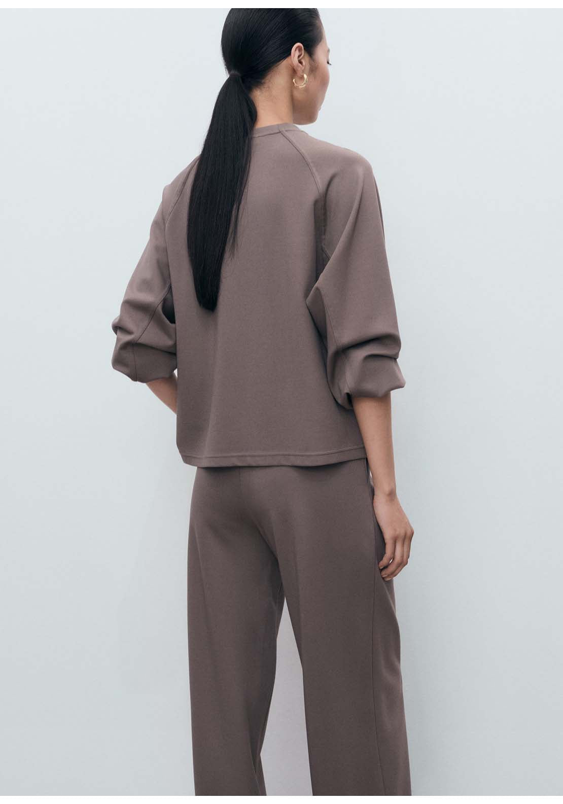 Mango Sweatshirt Florida - Brown 2 Shaws Department Stores