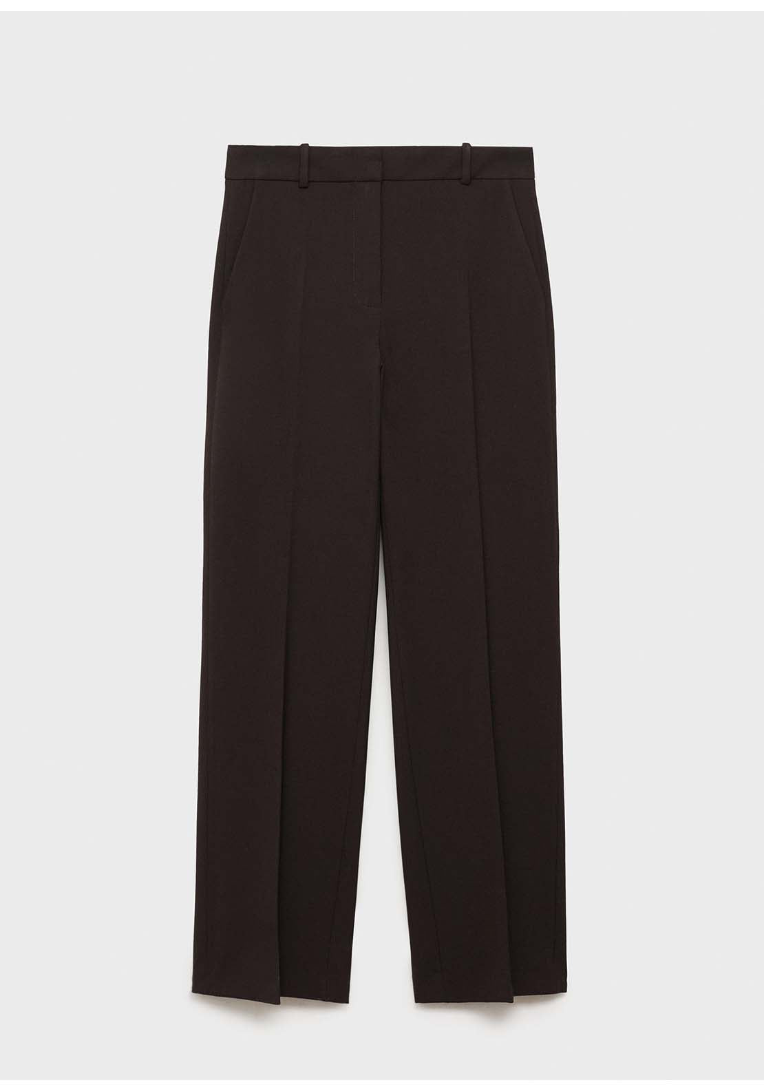 Mango Trousers Bergen - Brown 5 Shaws Department Stores