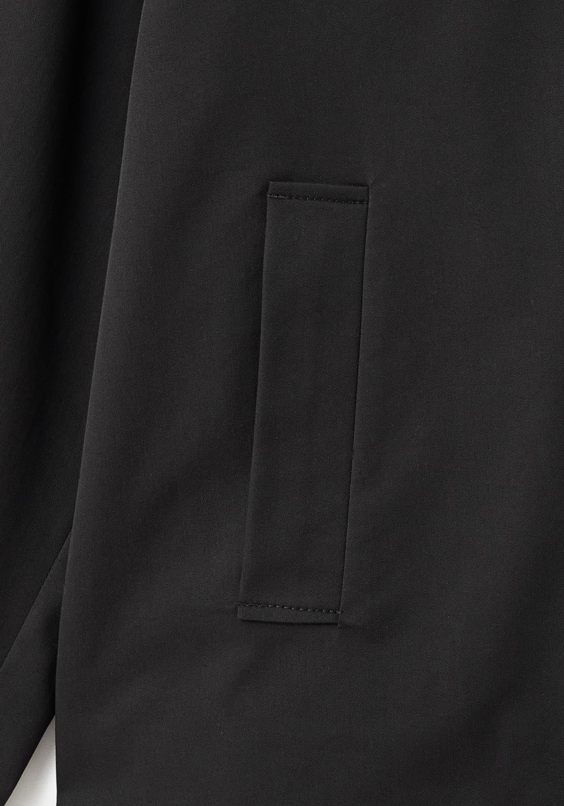 Mango Short Oversized Trench Coat With Epaulettes - Black 6 Shaws Department Stores