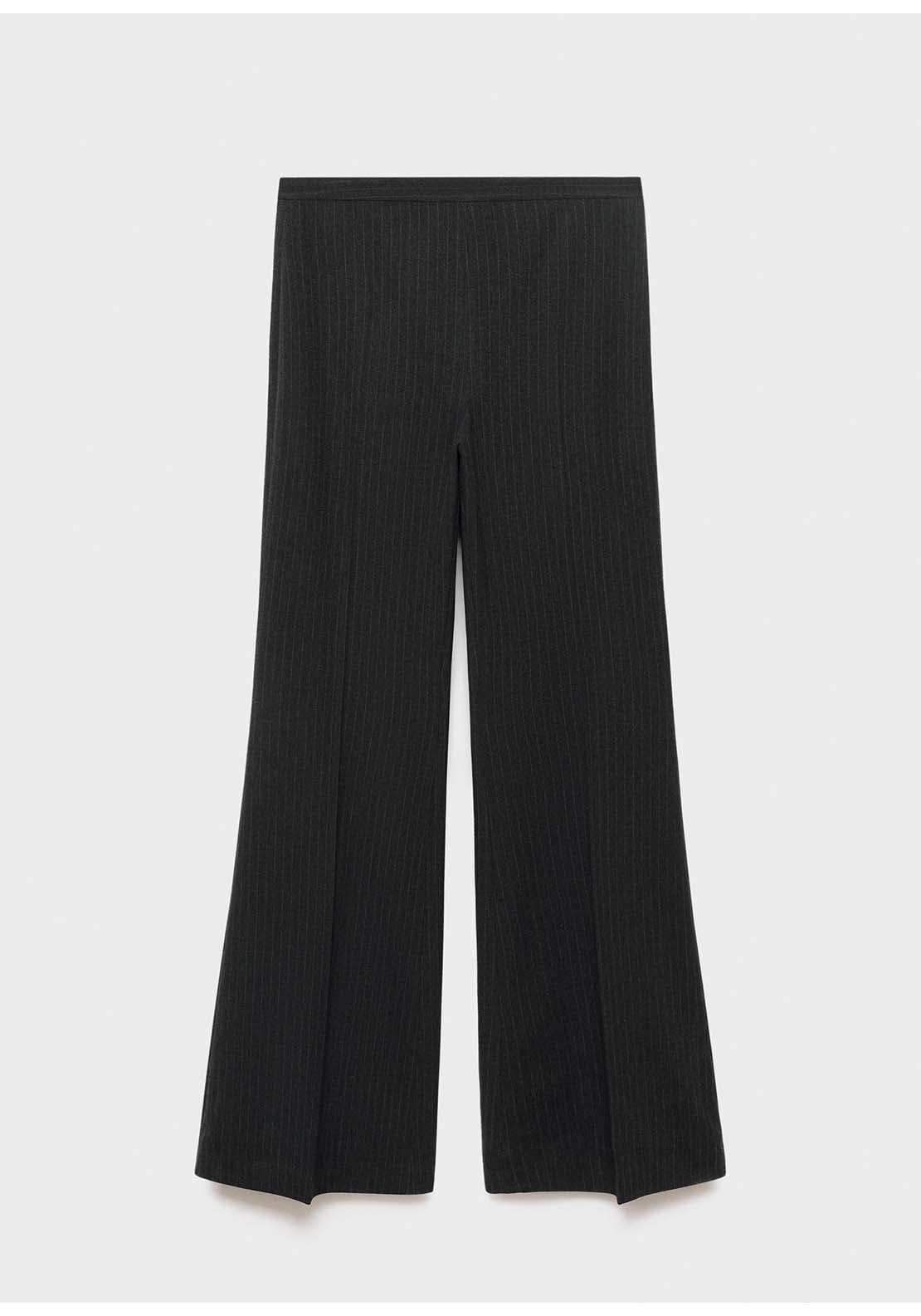 Pinstripe Suit Trousers - Grey