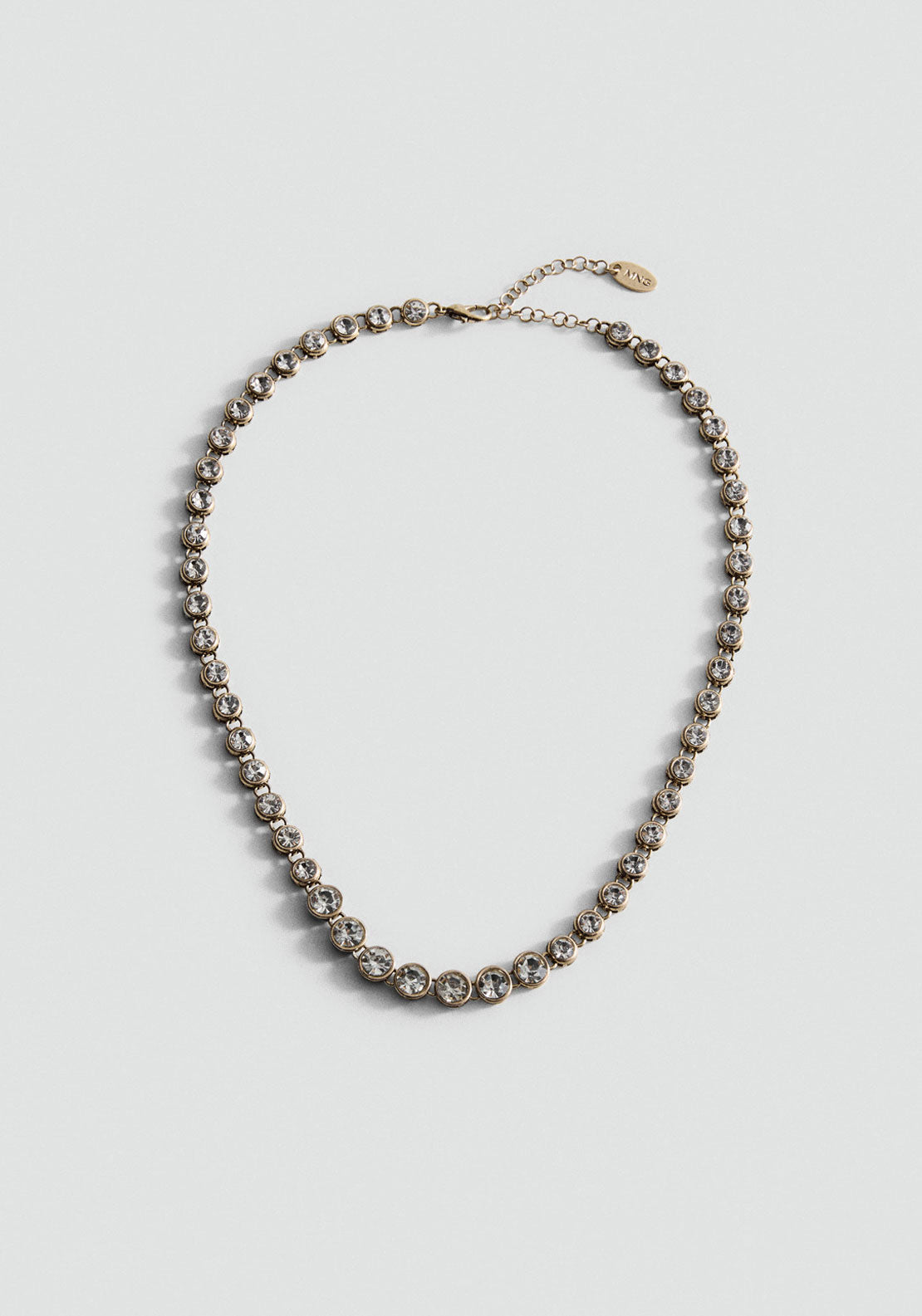 Crystal Necklace - Gold