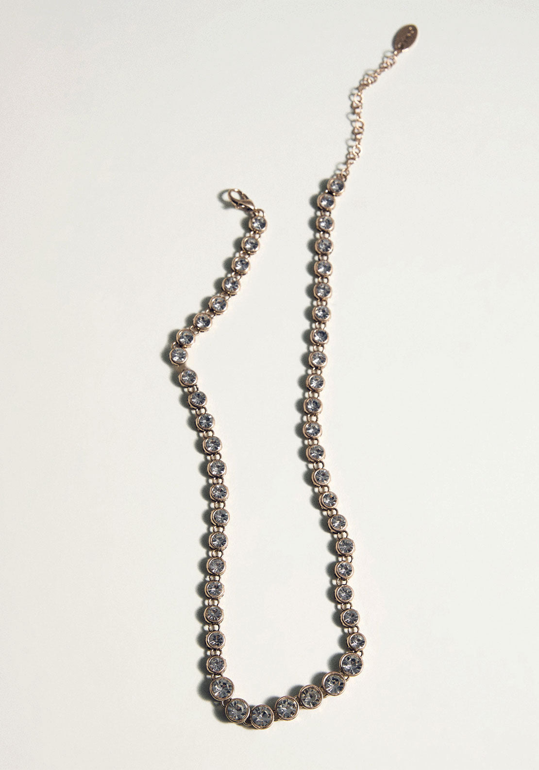 Crystal Necklace - Gold